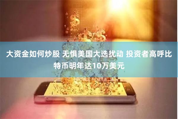 大资金如何炒股 无惧美国大选扰动 投资者高呼比特币明年达10万美元